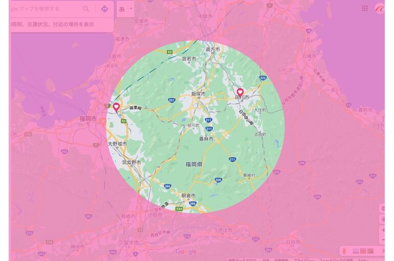 営業エリア地図