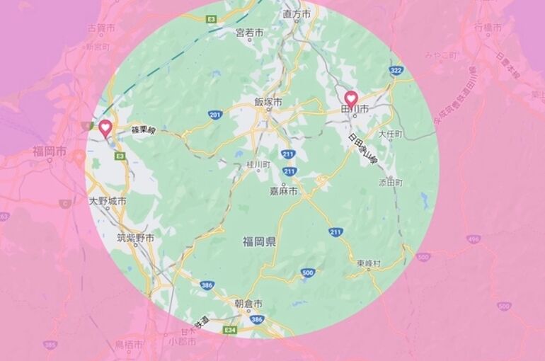 営業エリア地図